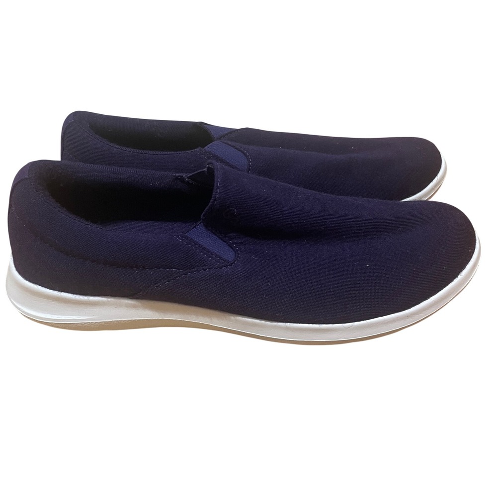 Merinos Womens 8 Deep Purple Australian Merino Wool Slip On Sneakers Comfort NWT